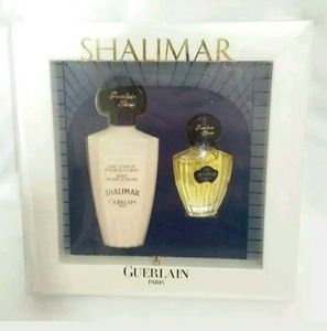 Vintage Guerlain SHALIMAR Set: .5 Oz eau de Toilet